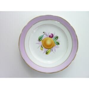 Antique KPM Lemon Salad Dessert Plate